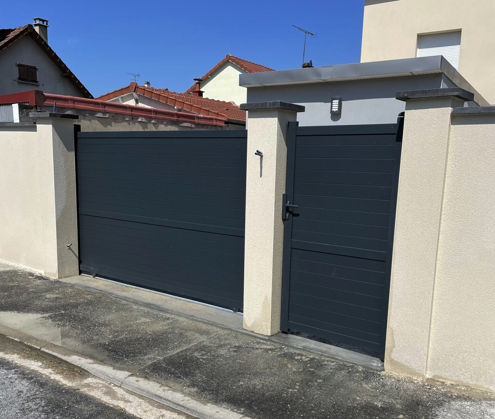 Maçon Herblay 95520 –  Création mur et portail Herblay 95520