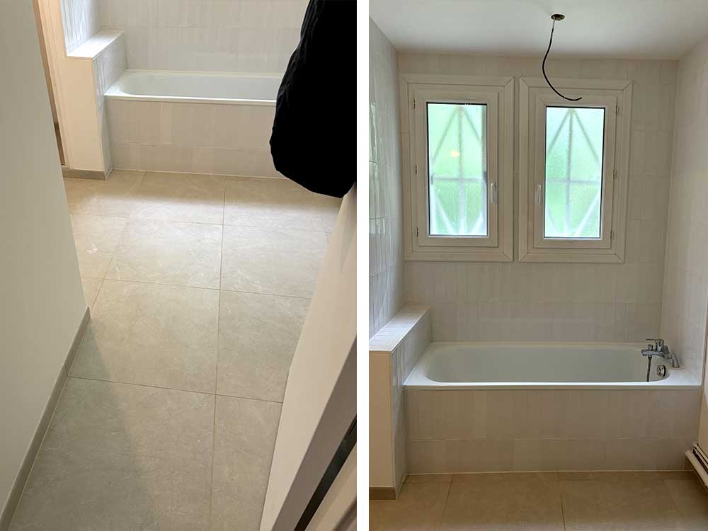 Maçon Herblay 95520 –  Création salle de bain Herblay 95520